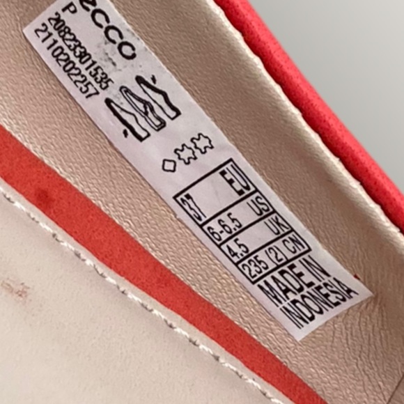 NWOT ♥️ Ecco Squared Ballet flats 37   🎈Sold out on many sites 🎈 - Picture 12 of 12